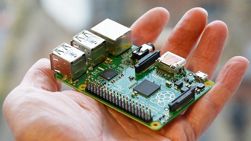 Raspberry Pi in Hand