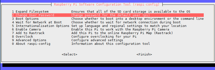 Raspberry Pi Configuration - Set Password